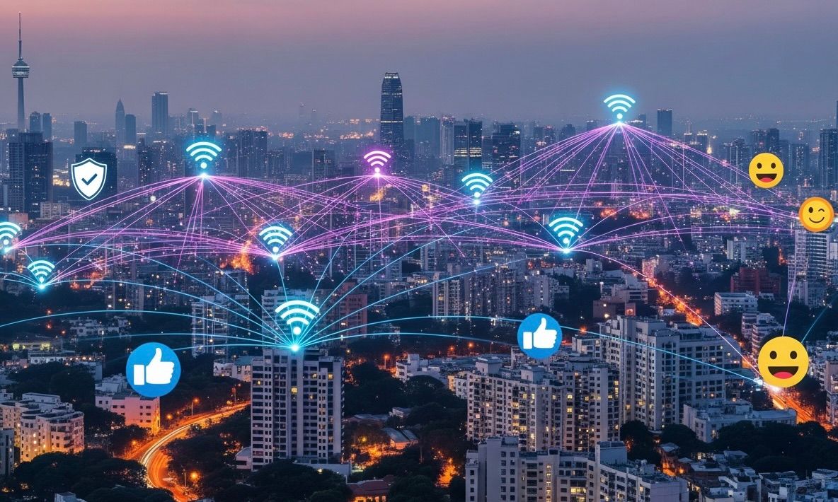 Smart city infrastructure powered by Conexia fiber optic network